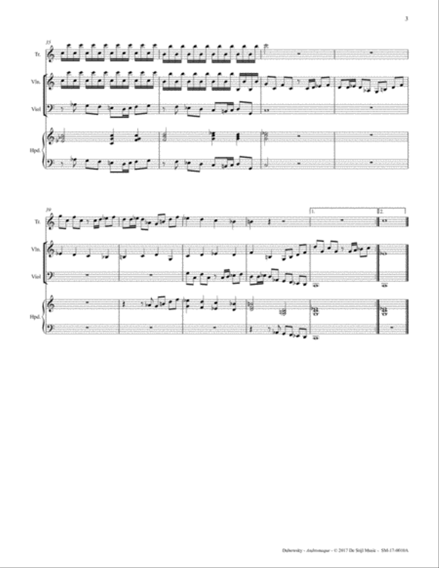 Andromaque Mini-Opera (Baroque Ensemble Full Score) Choir scores gallery preview page 5
