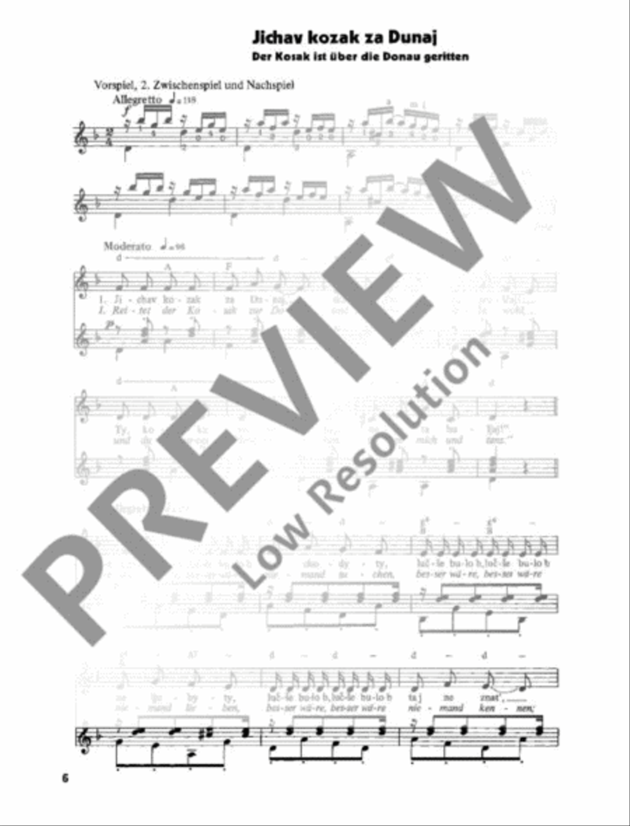 Ukrainische Volksweisen High Voice scores gallery preview page 7