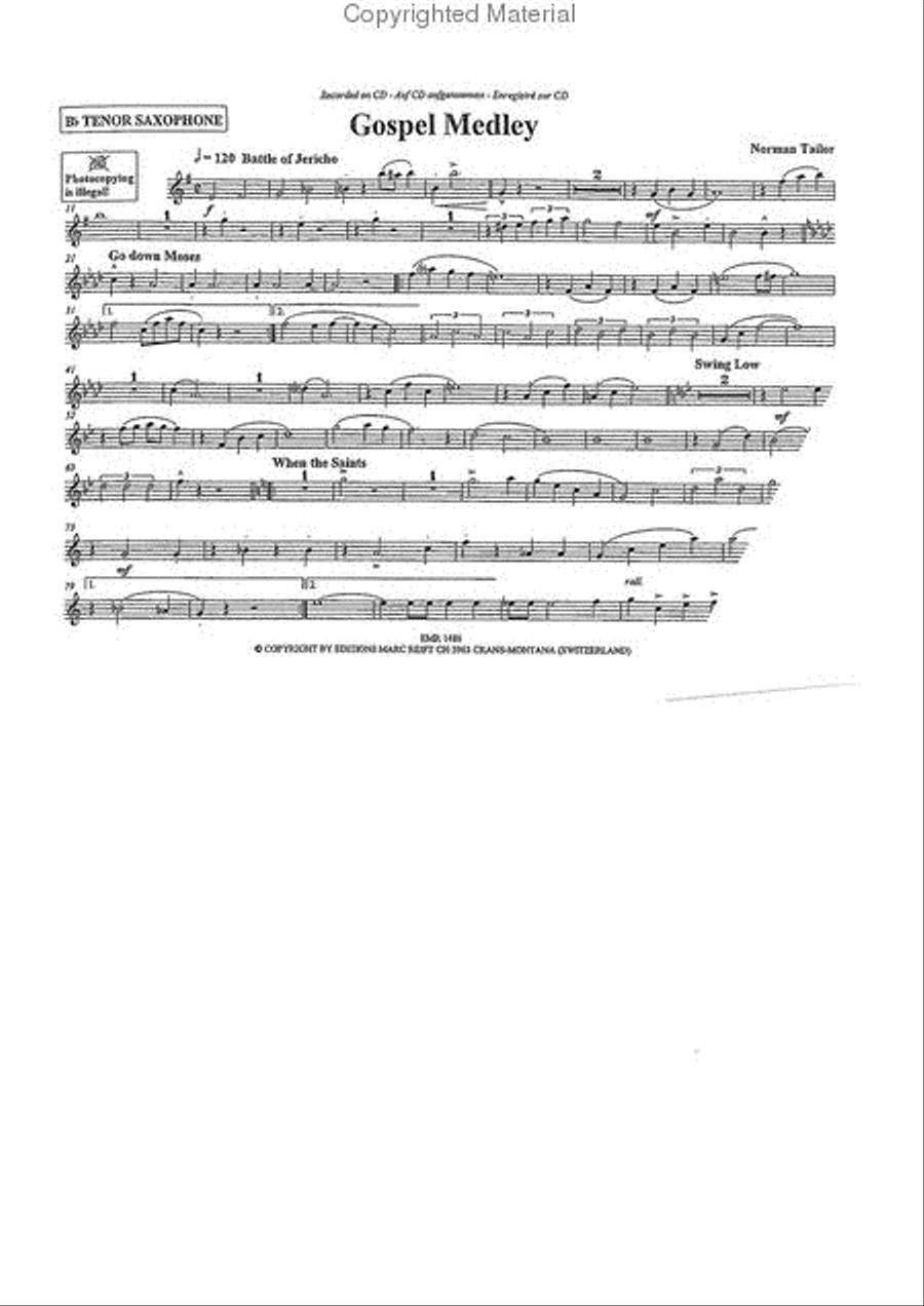 Play The 1st Tenor Saxophone With The Marc Reift Orchestra Concert Band scores gallery preview page 5