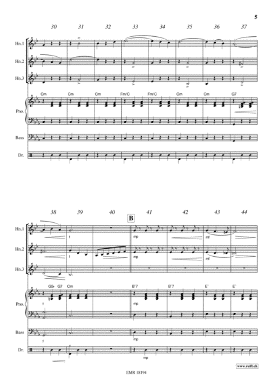 Donauwellen Horn scores gallery preview page 5