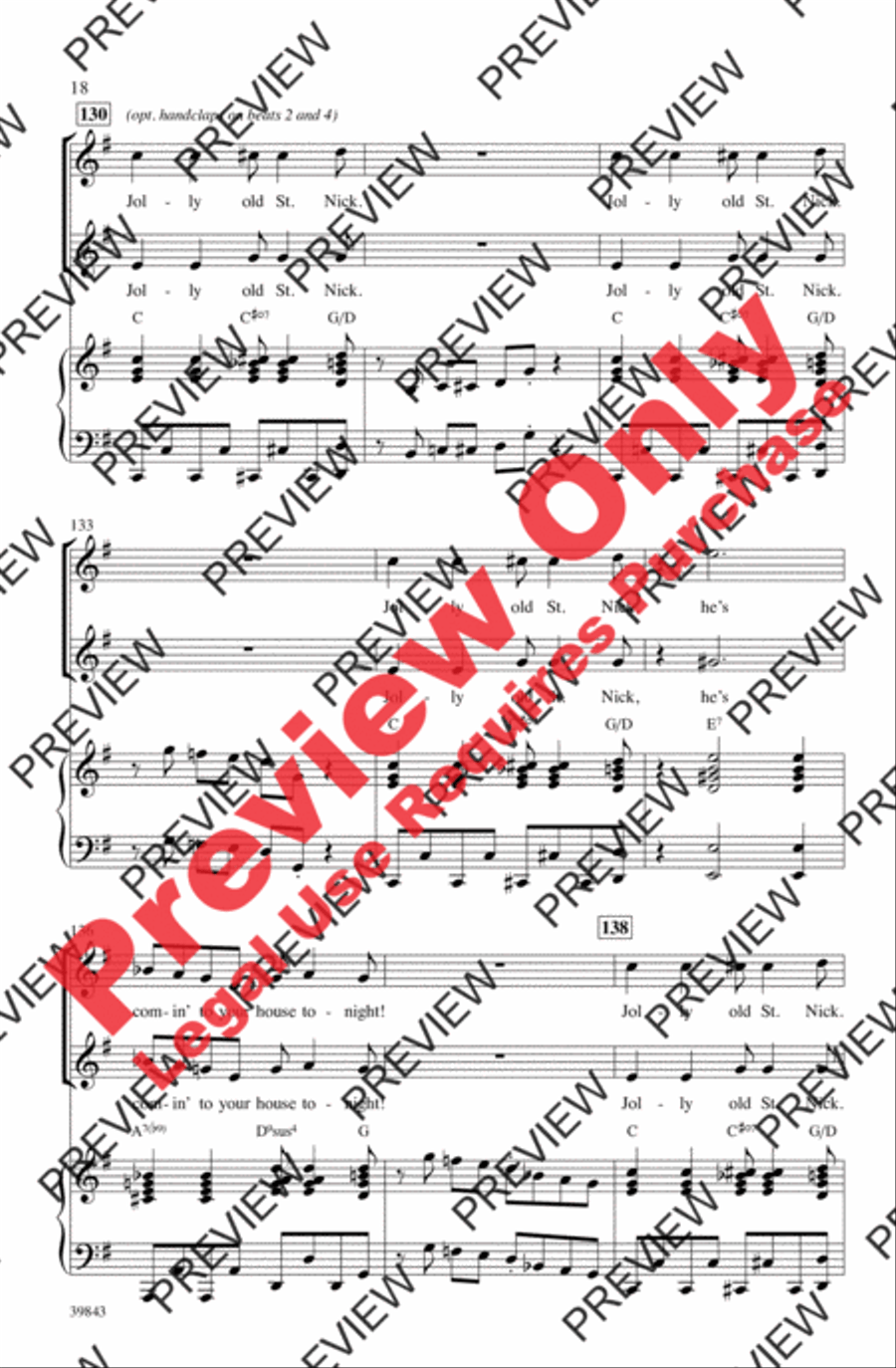 Jolly Jingle Christmas Medley 2-Part scores gallery preview page 18