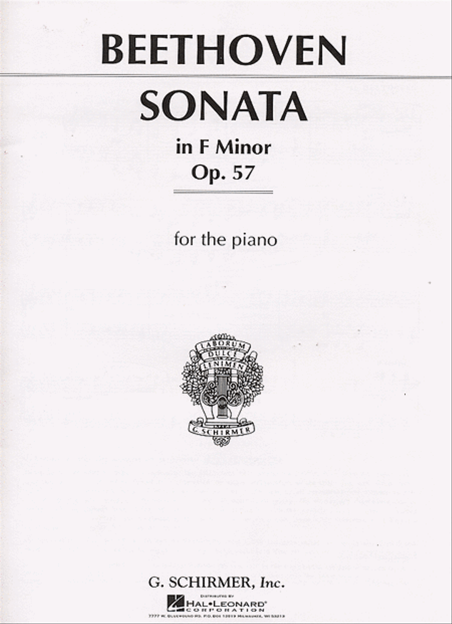 Sonata in F Minor, Op. 57 (Appassionata) Piano Solo scores gallery preview page 1