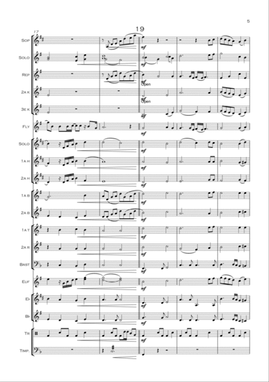 Stad I Ljus Stad I Ljus Brass Band scores gallery preview page 5