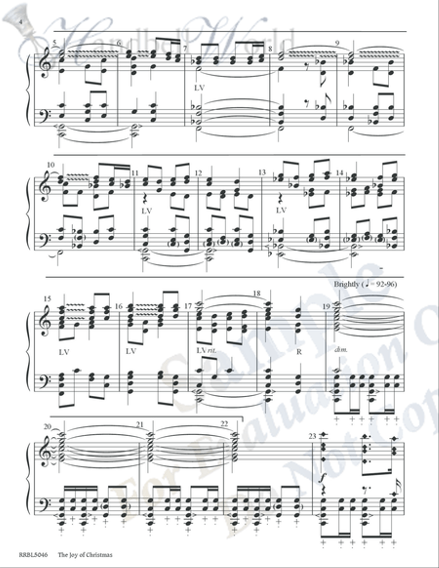 Joy of Christmas Joy of Christmas 5-Octaves scores gallery preview page 3