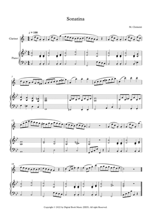 Sonatina (In C Major) - Muzio Clementi (Clarinet + Piano)