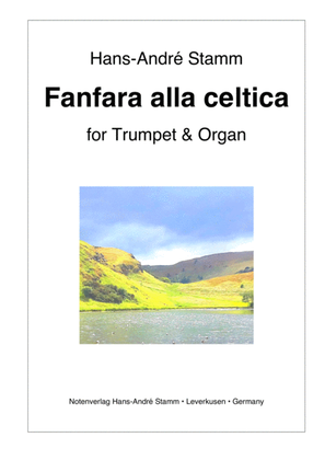 Book cover for Fanfara alla celtica for trumpet and organ