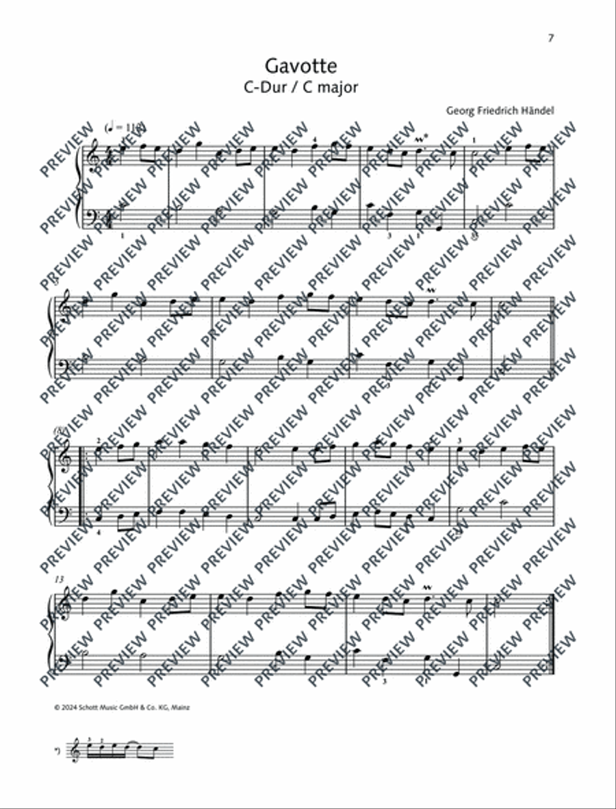 My First Handel Piano Solo scores gallery preview page 8