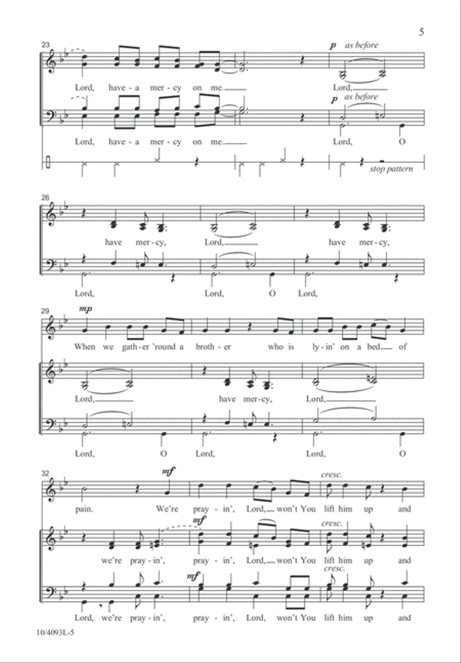 Lord, Have Mercy Lord, Have Mercy 4-Part scores gallery preview page 6