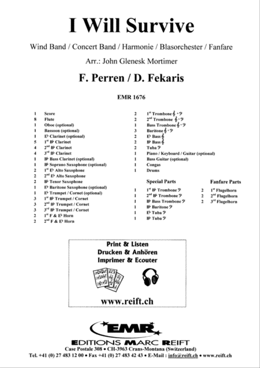 I Will Survive I Will Survive Concert Band scores gallery preview page 2