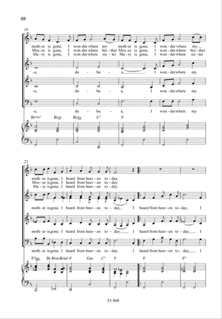 Oh Peter, Go Ring Them Bells 3-Part scores gallery preview page 2