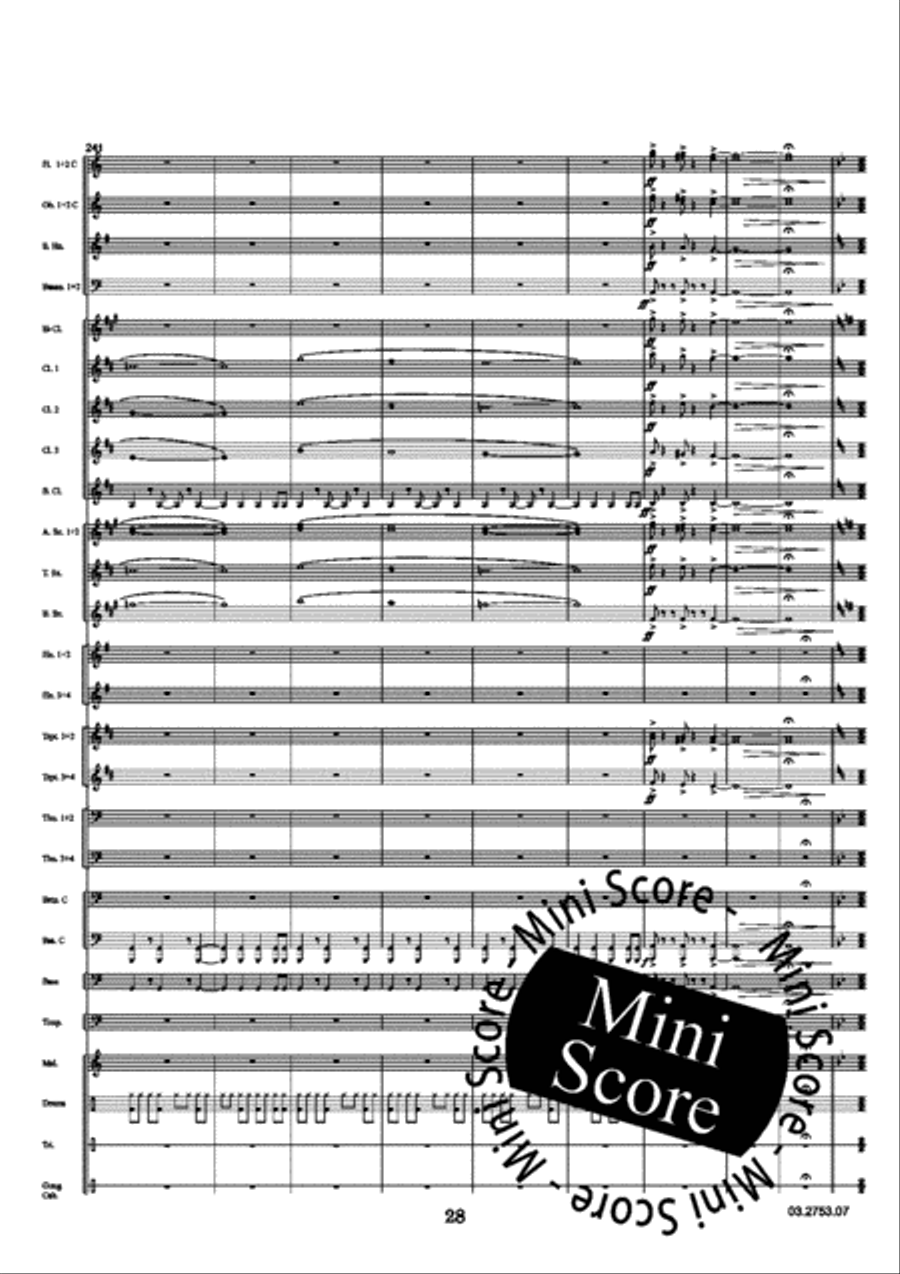 Turn of a Friendly card Concert Band scores gallery preview page 32