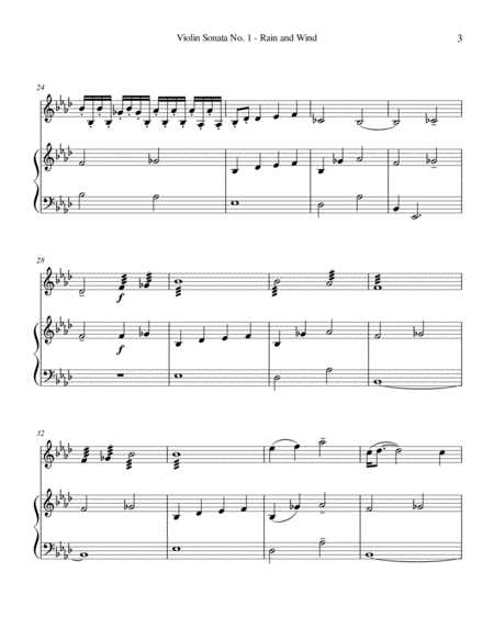 Violin Sonata No. 1 (Rain and Wind)