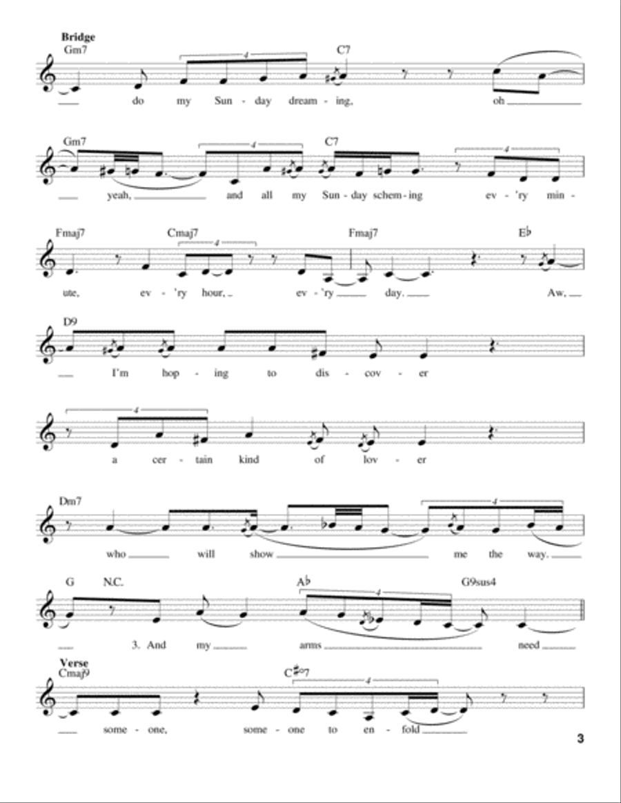 A Sunday Kind Of Love Voice scores gallery preview page 3