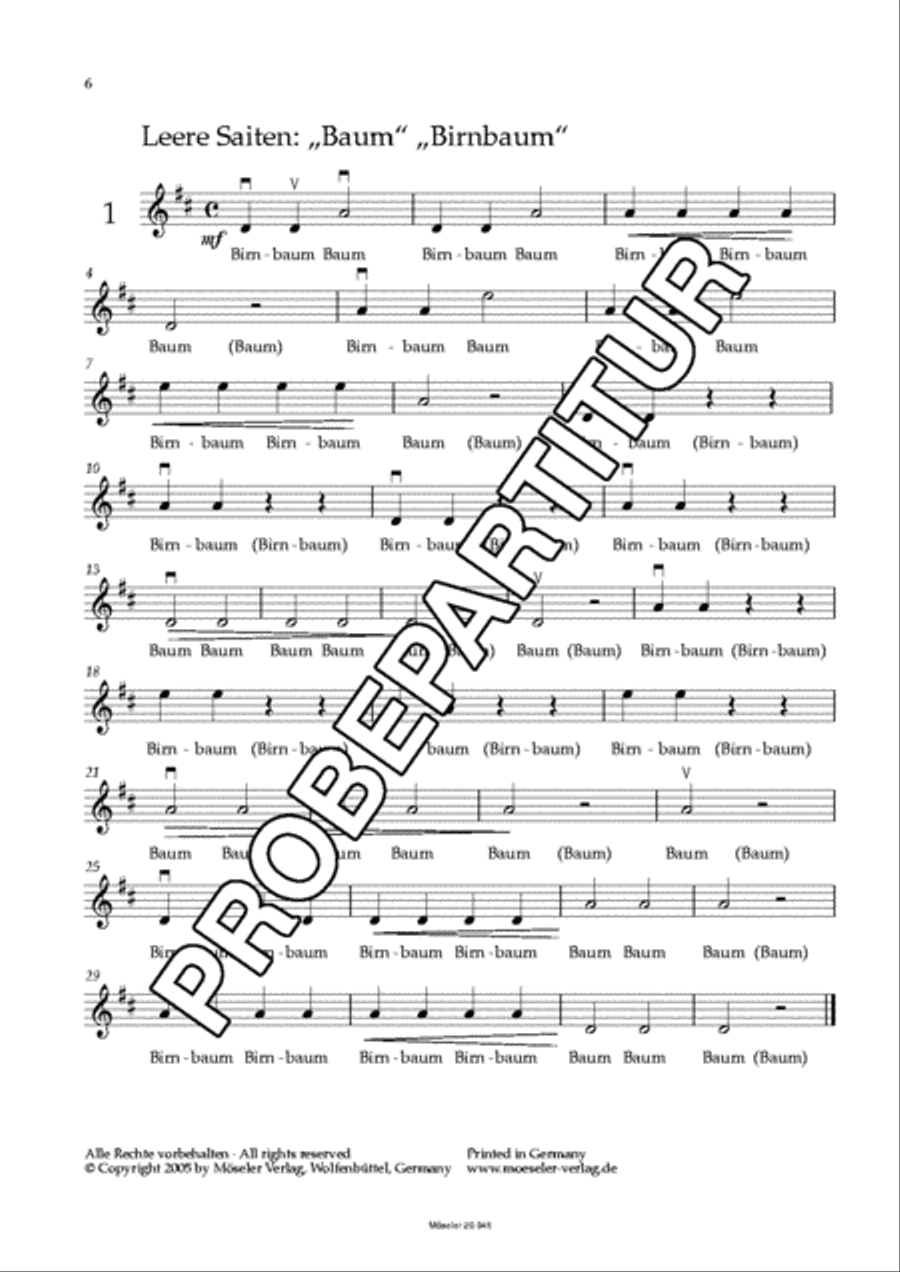 106 Etuden fur den Violinunterricht Violin Solo scores gallery preview page 7