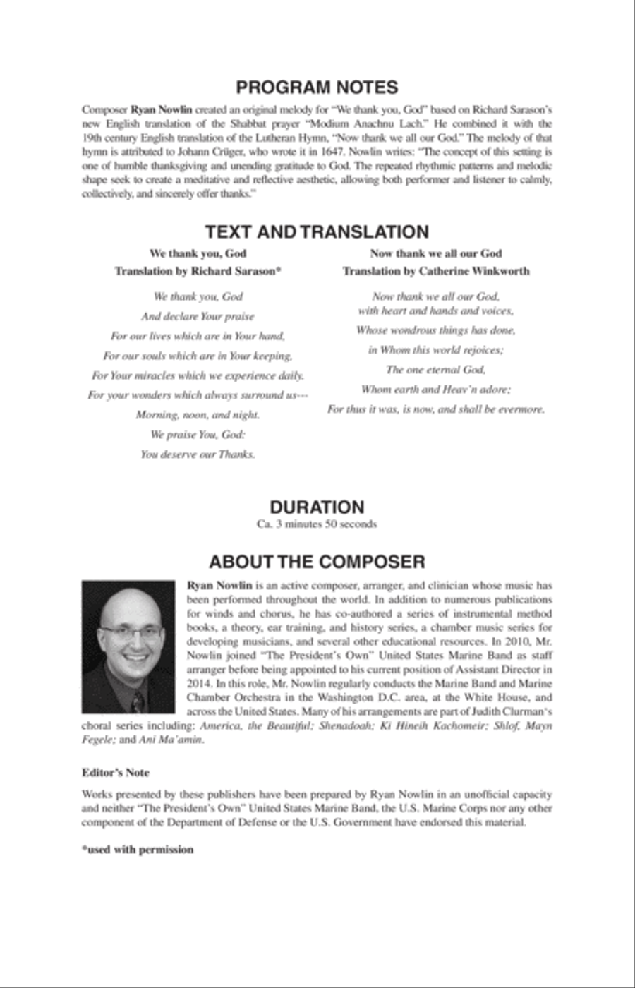 We Thank You, God 4-Part scores gallery preview page 10