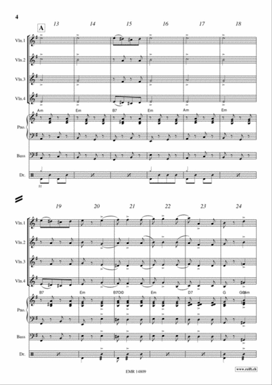 Russian Gipsy Song Violin scores gallery preview page 4