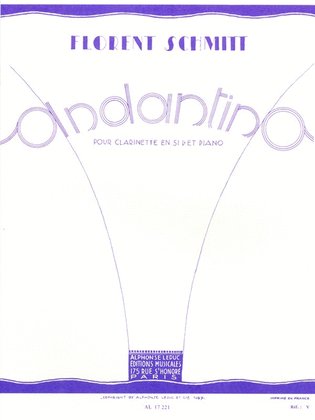 Book cover for Andantino - Op. 30, No. 1