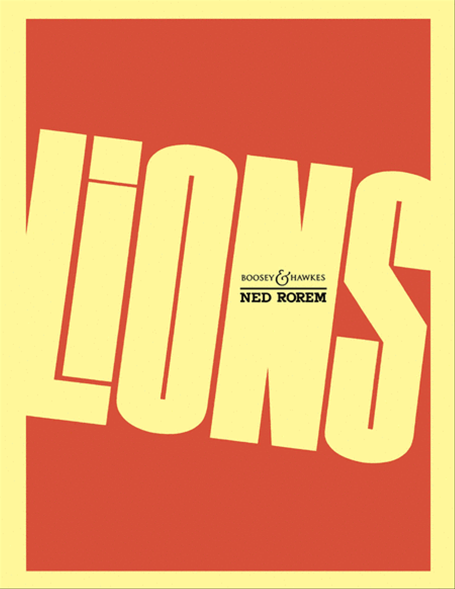 Lions Lions Orchestra scores gallery preview page 1