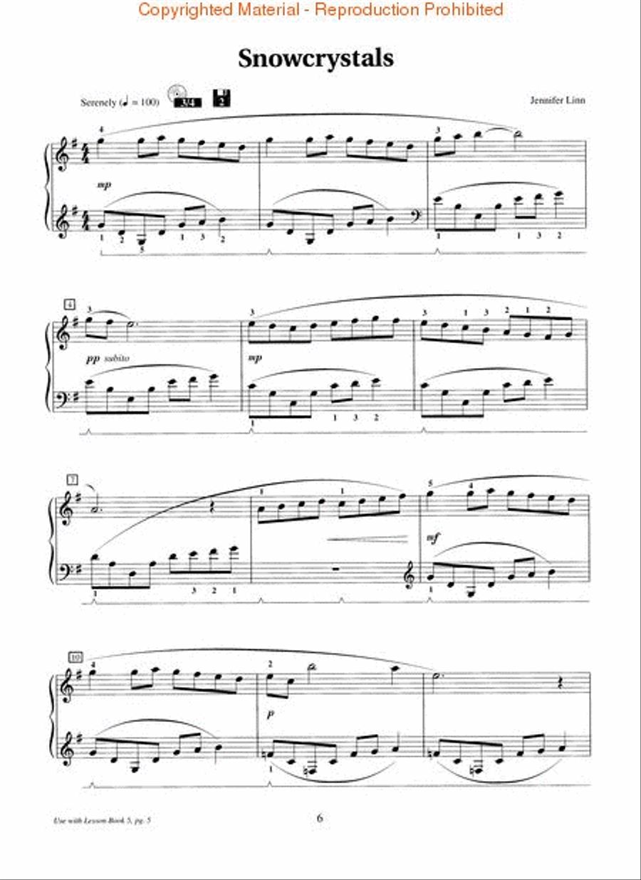 Piano Solos Book 5 Piano Method scores gallery preview page 3