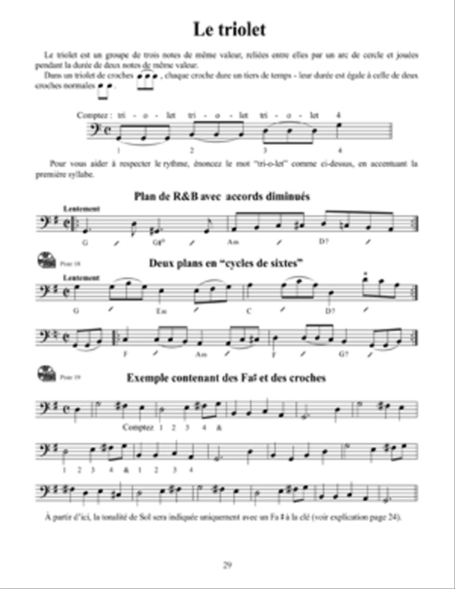 MÃ©thode de guitare basse-1 Bass Guitar scores gallery preview page 5