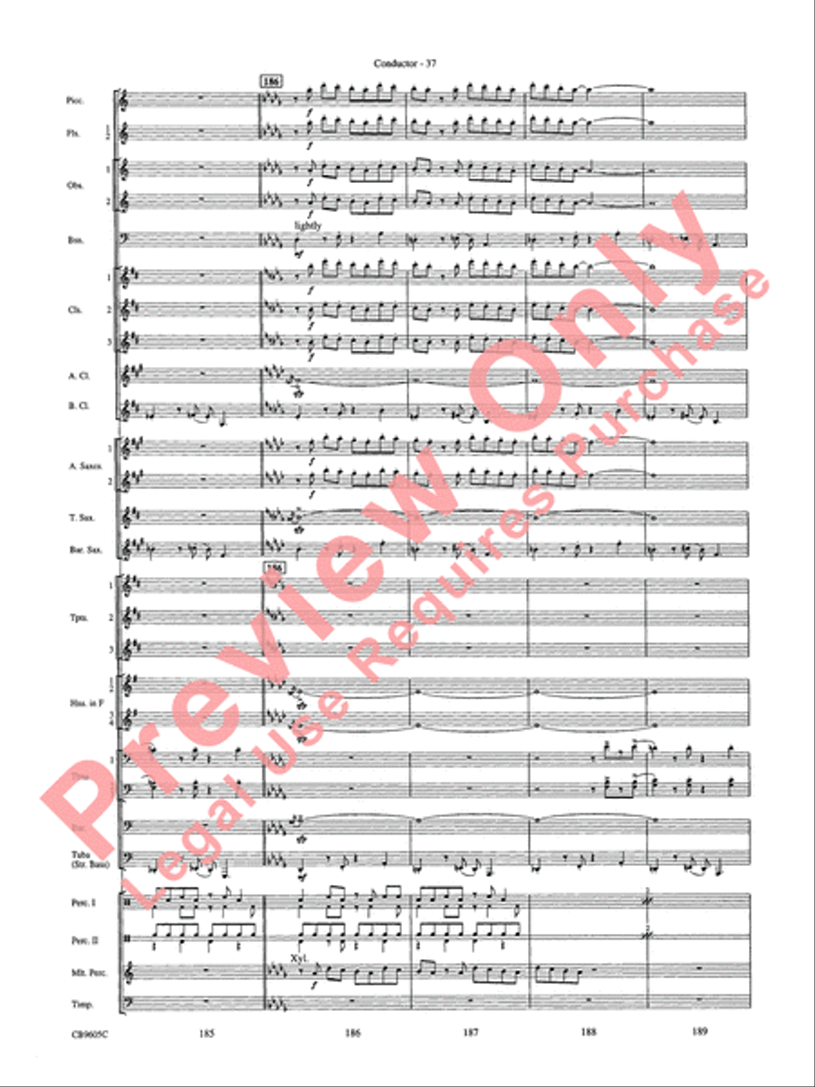 The Symphonic Gershwin The Symphonic Gershwin Concert Band scores gallery preview page 41