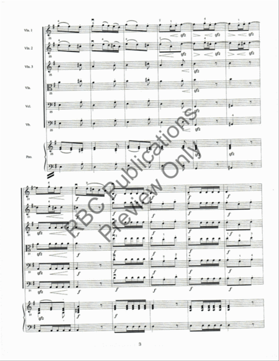Vivace (Score) String Orchestra scores gallery preview page 7