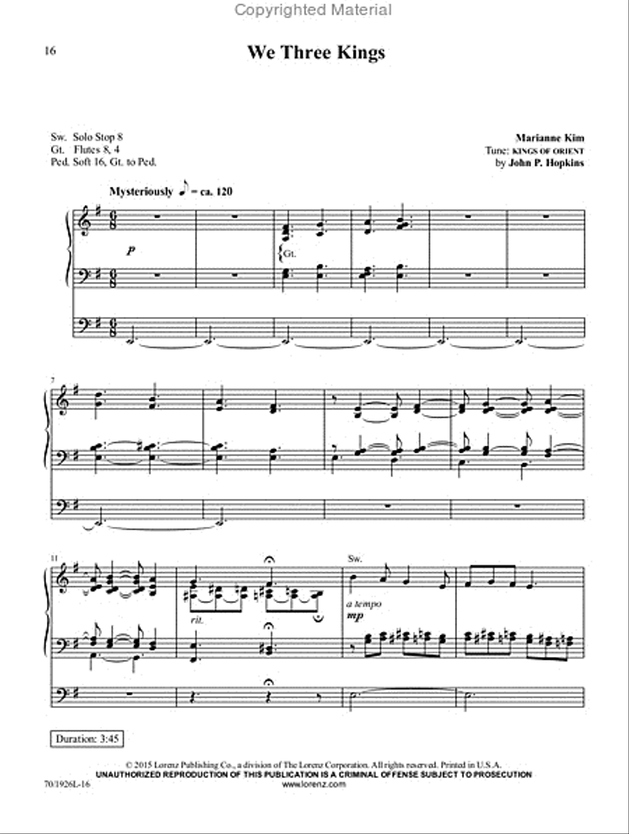 The Heart and Soul of Christmas Organ Solo scores gallery preview page 9