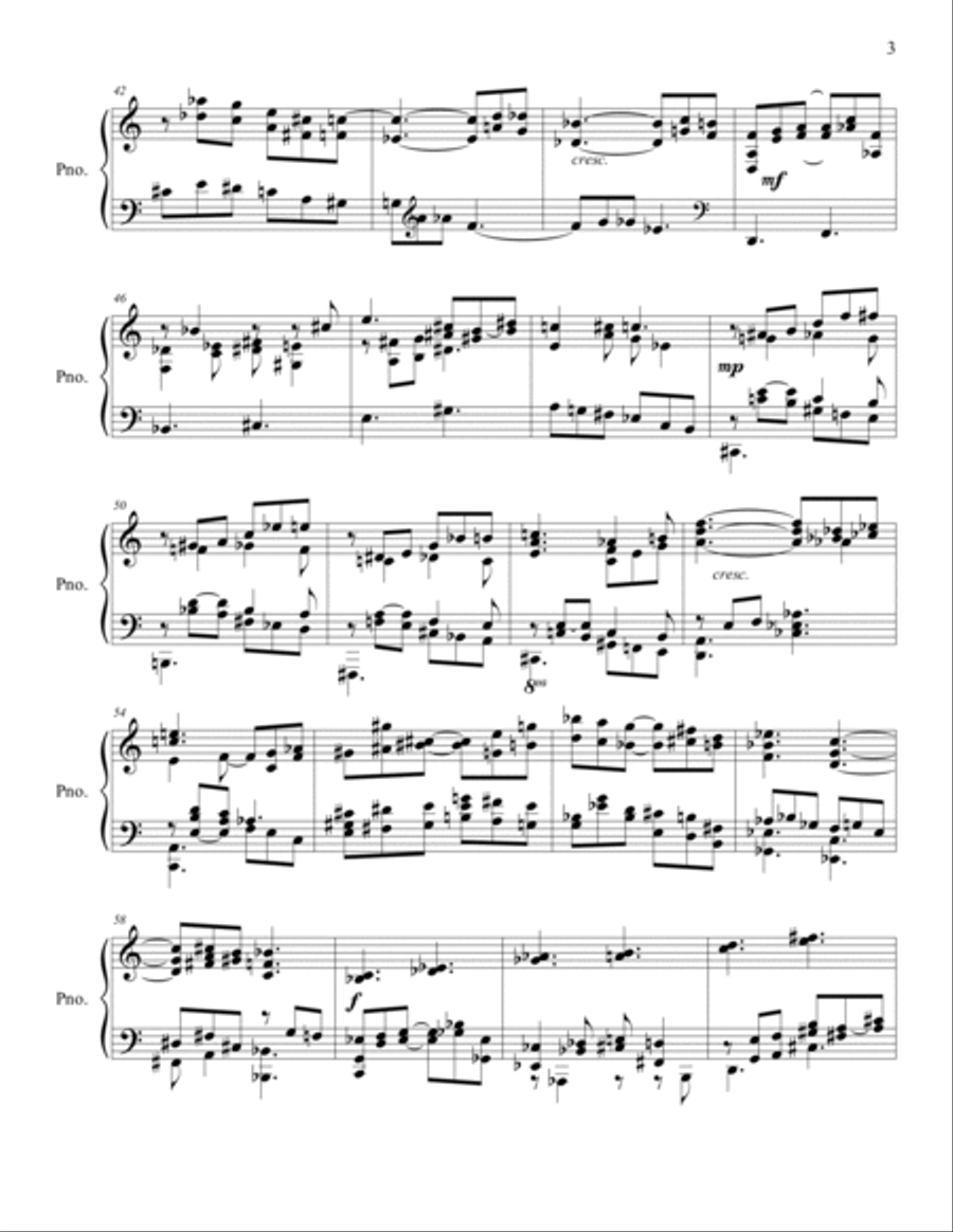 Langostino Sonata No. 10. Piano Solo scores gallery preview page 3