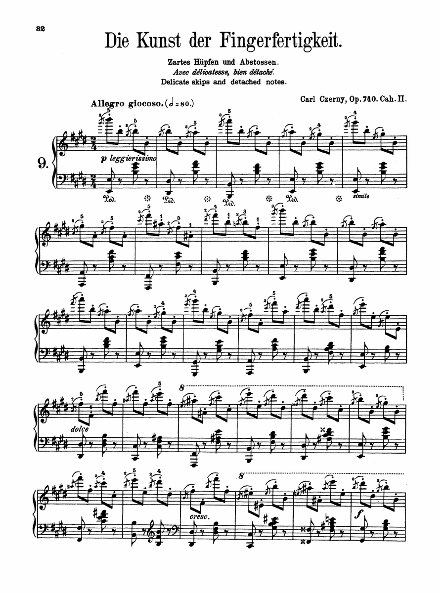 Czerny: Art of Finger Dexterity, Op. 740, Complete