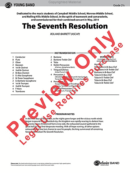 The Seventh Resolution