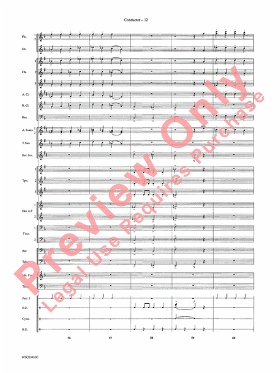 Strike Up the Band Concert Band scores gallery preview page 14