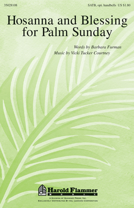 Book cover for Hosanna and Blessing for Palm Sunday