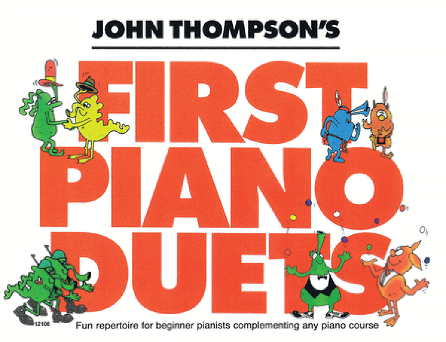 John Thompson's First Piano Duets Piano Method scores gallery preview page 1