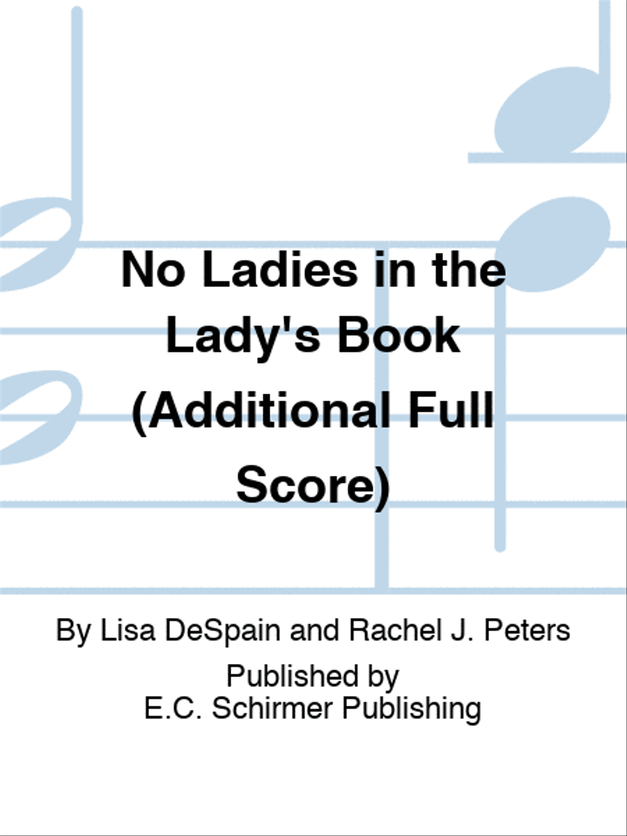 No Ladies in the Lady's Book (Additional Full Score) Score scores gallery preview page 1