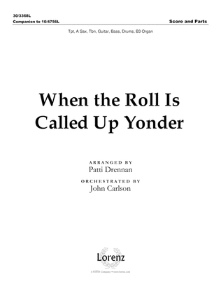 Book cover for When the Roll Is Called Up Yonder - Instrumental Ensemble Score and Parts - Digi