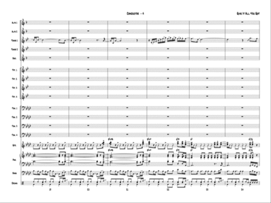 Give It All You Got: Score Jazz Ensemble scores gallery preview page 6