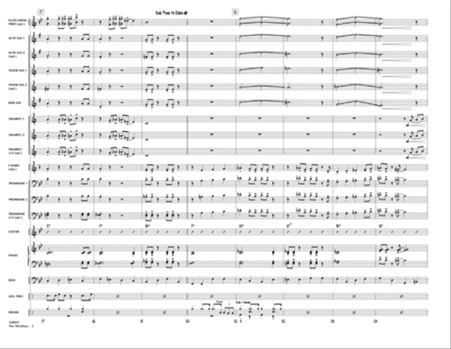 The TBA Blues Jazz Ensemble scores gallery preview page 3