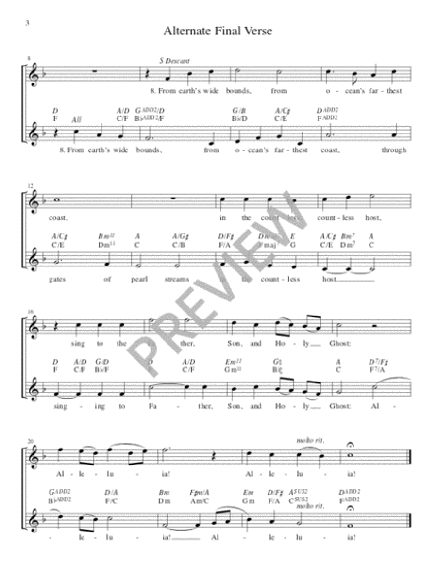For All the Saints - Guitar edition Guitar scores gallery preview page 4