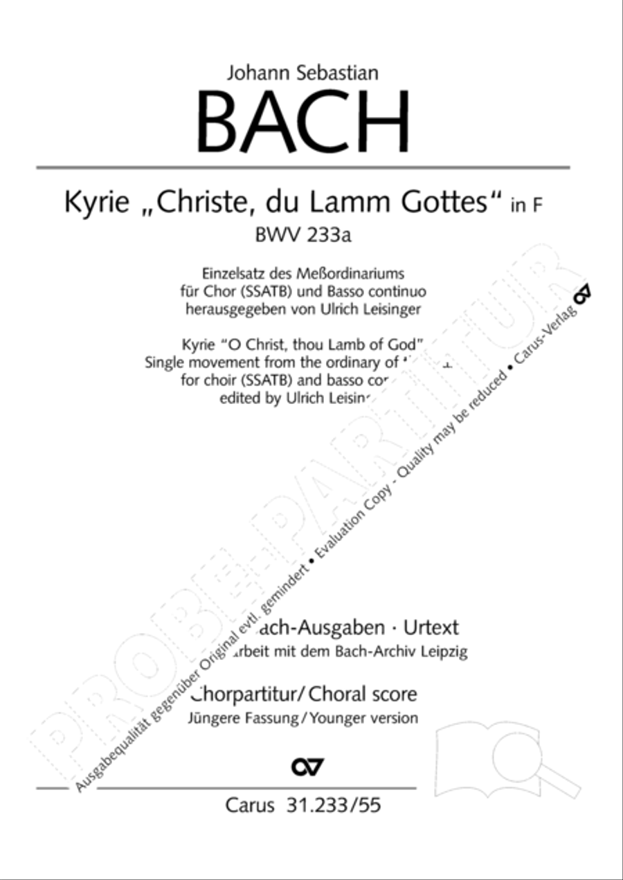 Kyrie (2 Fassungen) Choir scores gallery preview page 2