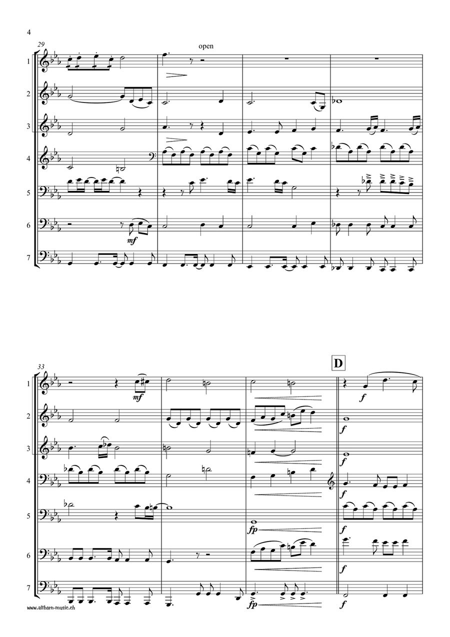 Rise Like A Phoenix Brass Ensemble scores gallery preview page 4