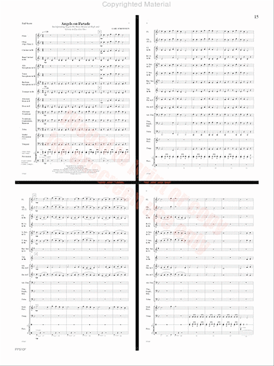Mythos Concert Band scores gallery preview page 16