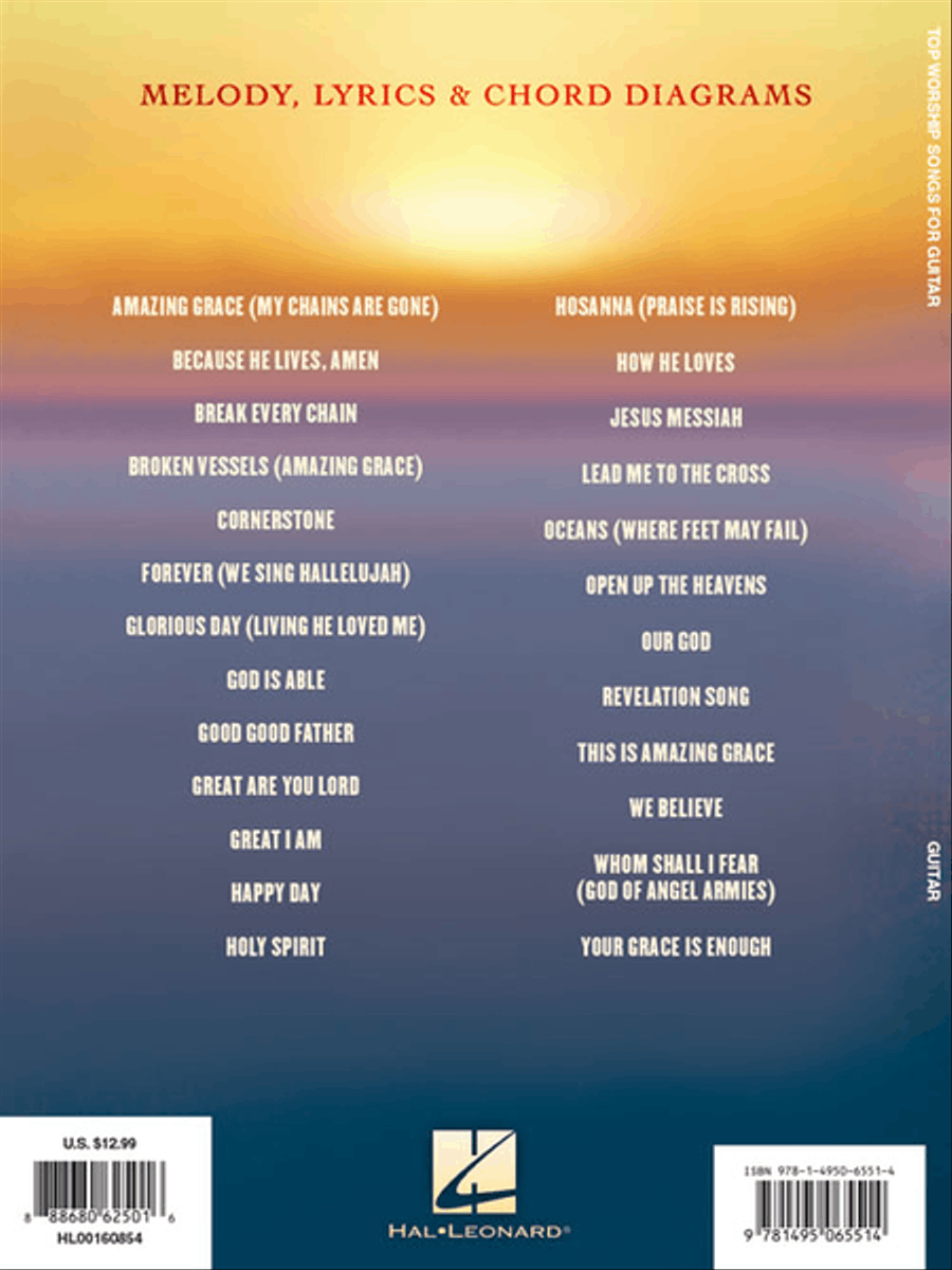 Top Worship Songs for Guitar Guitar scores gallery preview page 6