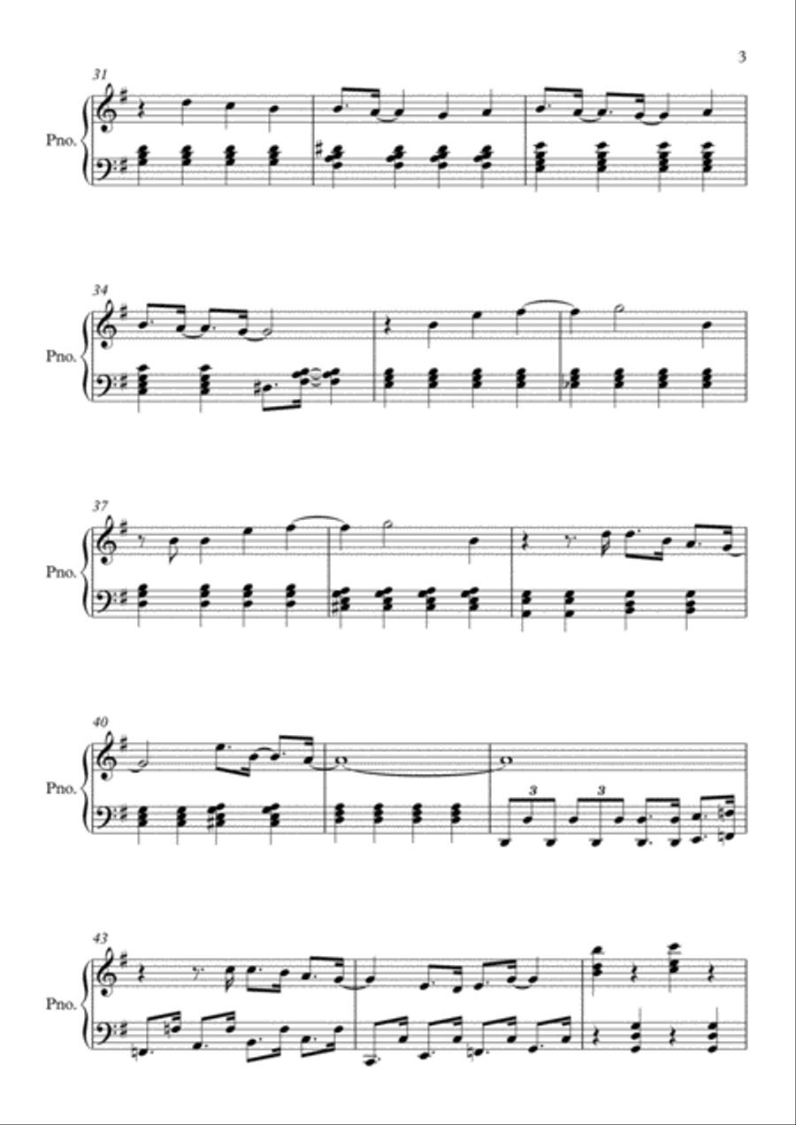 Sincerely, Me Piano Solo scores gallery preview page 3