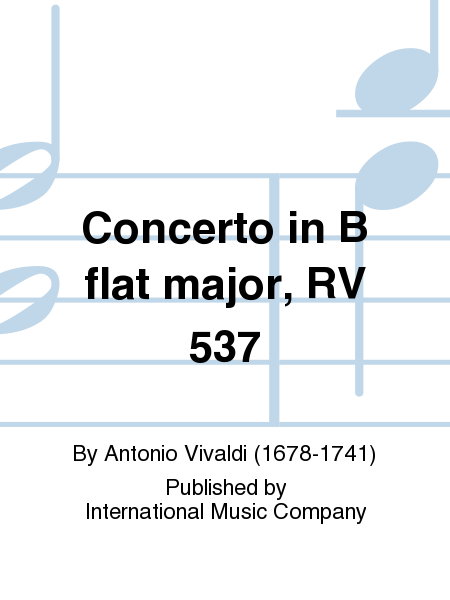 Concerto in B flat major, RV 537 (GHEDINI)