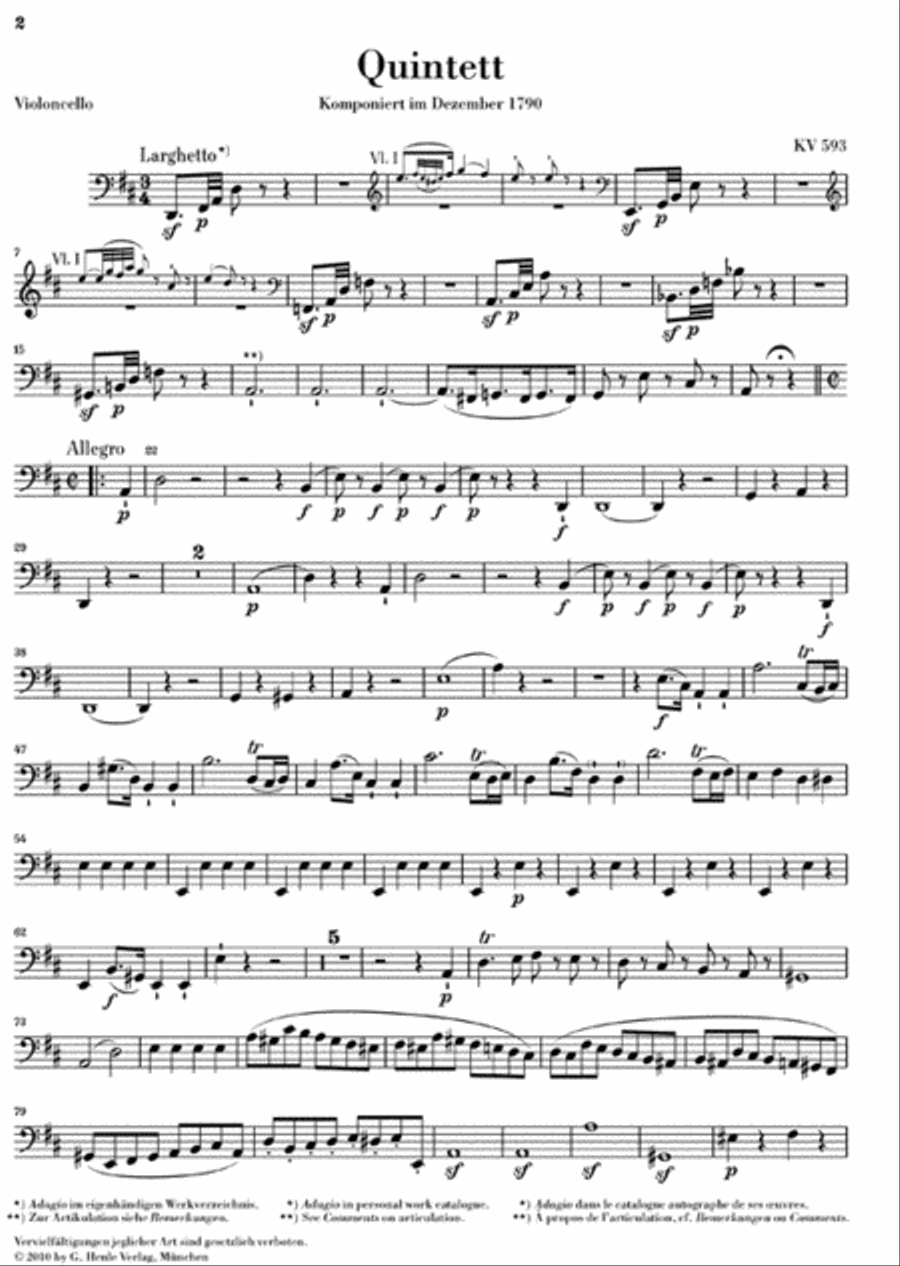 String Quintets: Volume III String Quintet scores gallery preview page 6