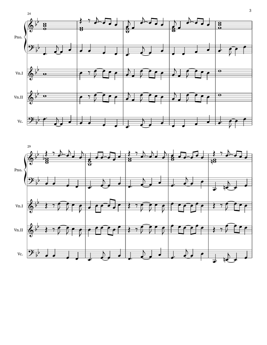 Under The Sea Under The Sea Piano Quartet scores gallery preview page 3