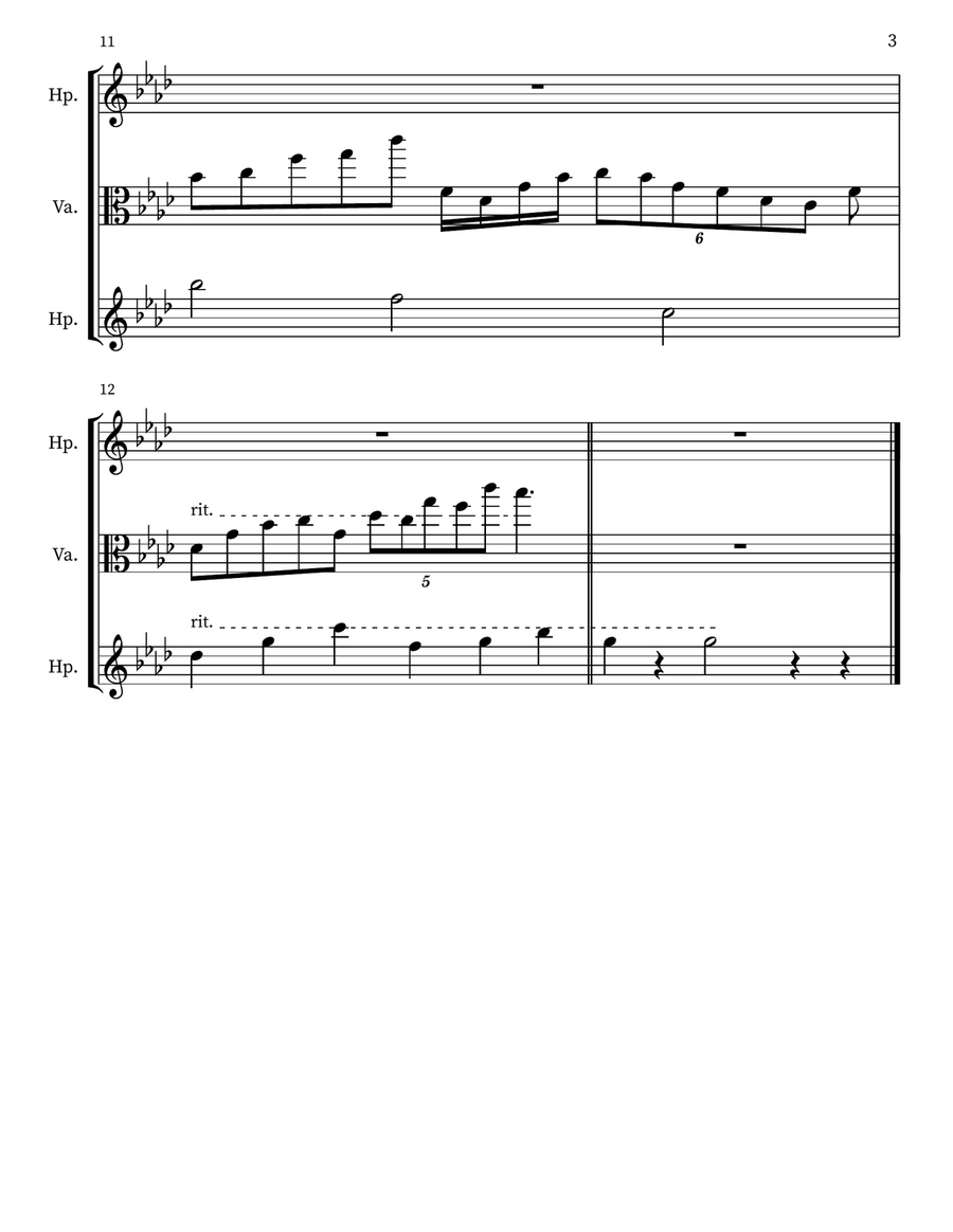 Children's Musing 28 Small Ensemble scores gallery preview page 3