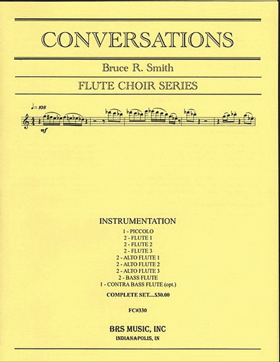 Conversations Flute Choir scores gallery preview page 1