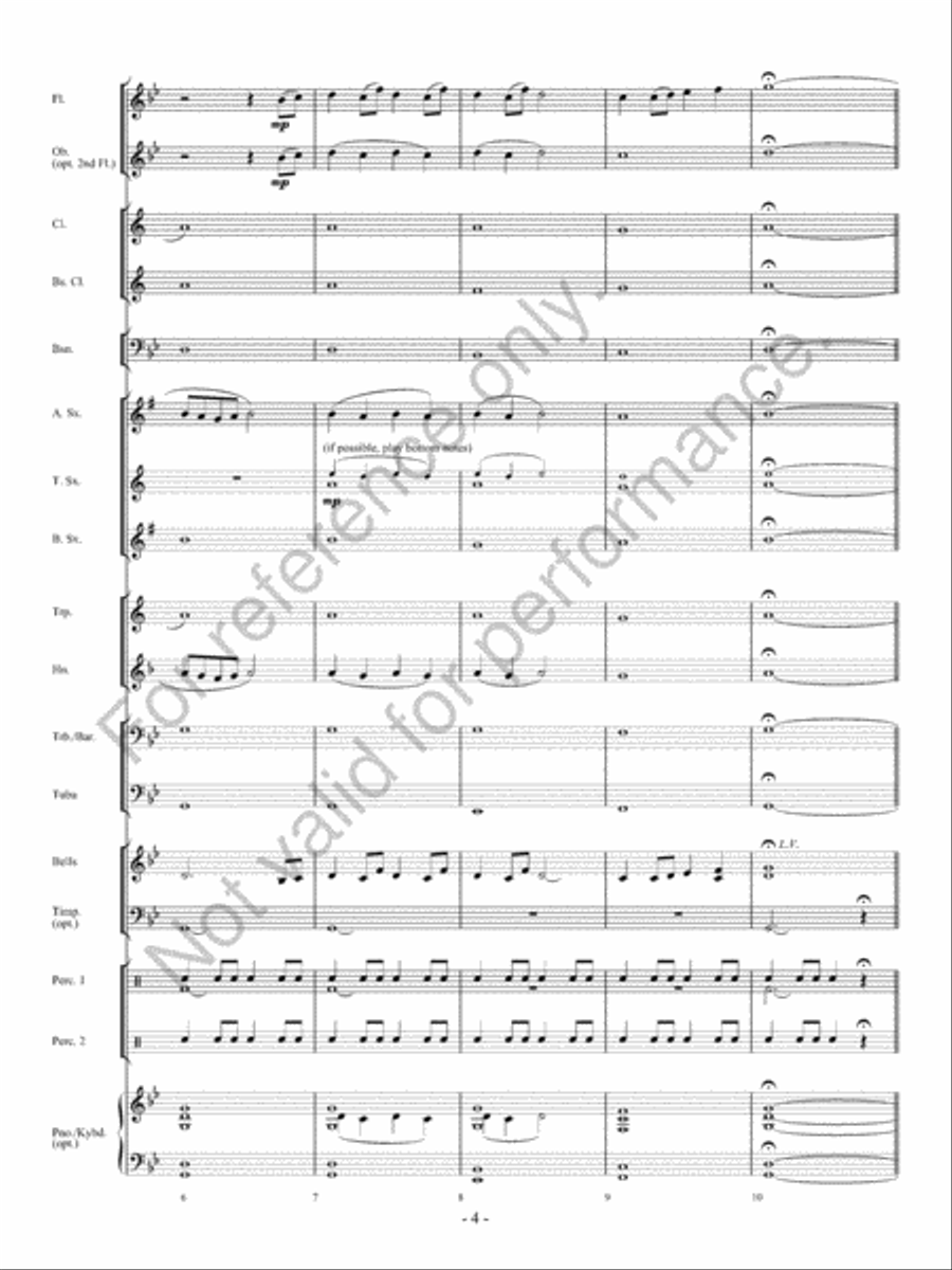 Nighthawk Concert Band scores gallery preview page 5