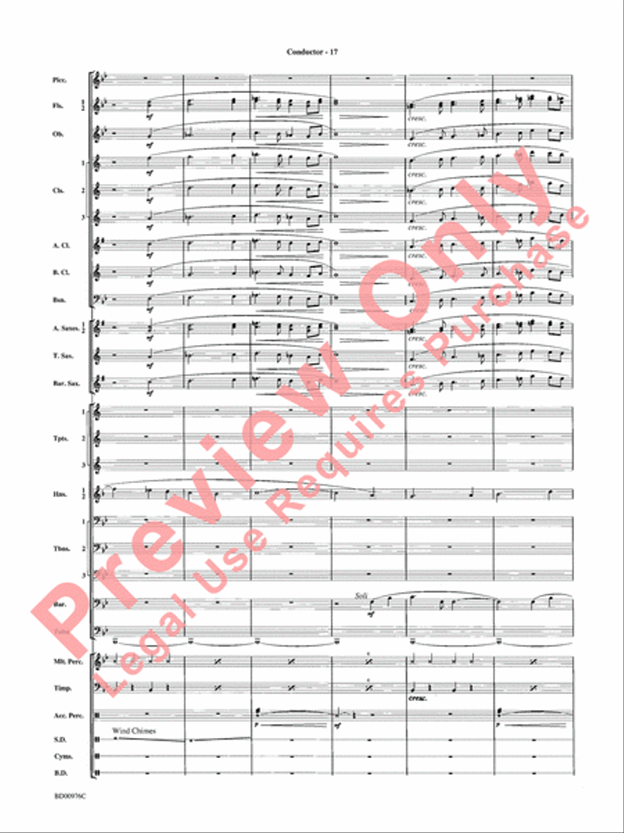 Covenant Concert Band scores gallery preview page 19